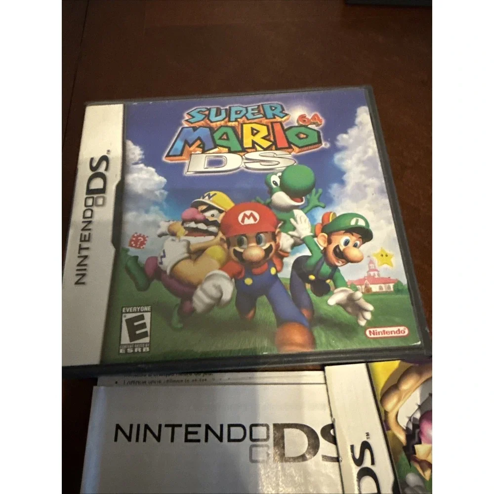 Super Mario 64 DS‎ - Case -inserts And Manual - No Game Nintendo DS, 2004